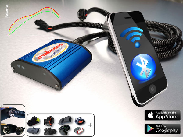 Centralina Aggiuntiva Evolussem Bluetooth Kia Stonic 1.6 CRDI 136 Cv guadagno di +36 Cv e +65 Nm