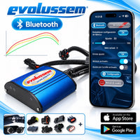 Centralina Aggiuntiva Evolussem Bluetooth Bmw E90 320XD 163 Cv guadagno di +37 Cv e +68 Nm